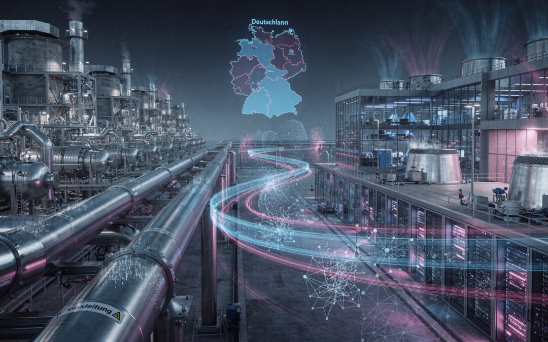 KI‑Boom treibt Gasausbau: Fast 13% des Gaskraft‑Zubaus in Deutschland für Rechenzentren