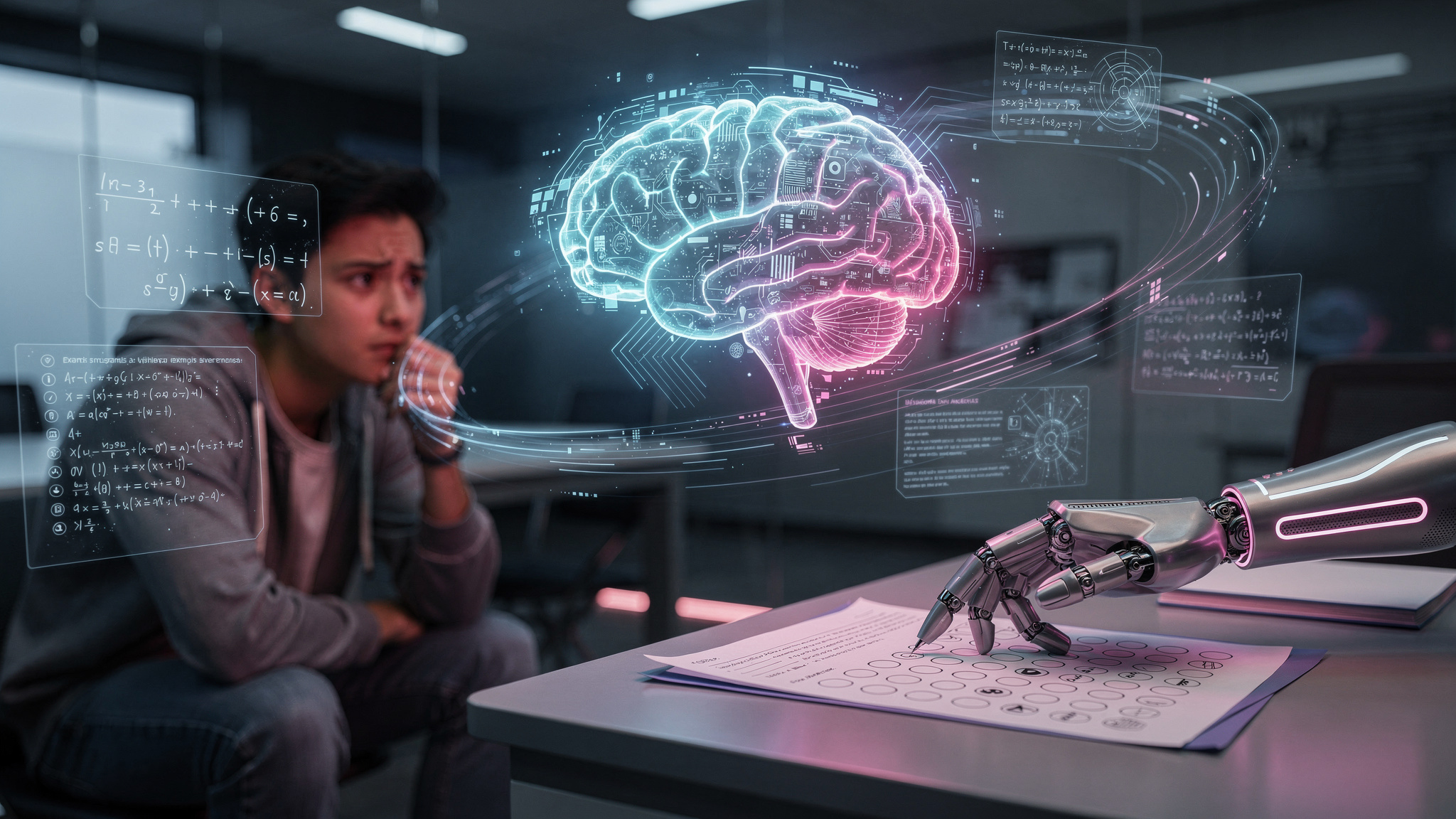 Fluch des Wissens KI löst Prüfungen, kann Schwierigkeit für Menschen nicht einschätzen