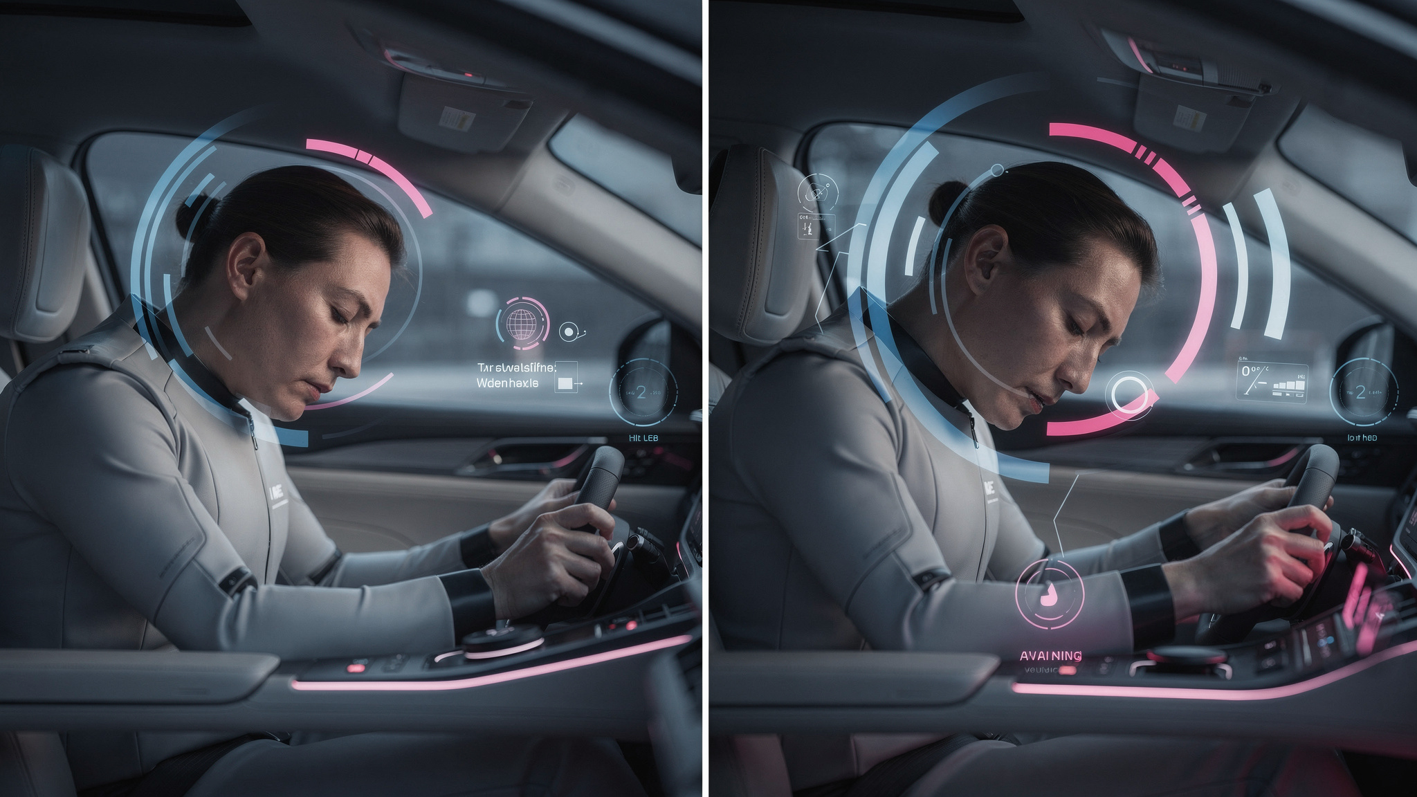KI für Level‑3-Autos Kurzes Augen­schließen vs Einschlafen erkennen