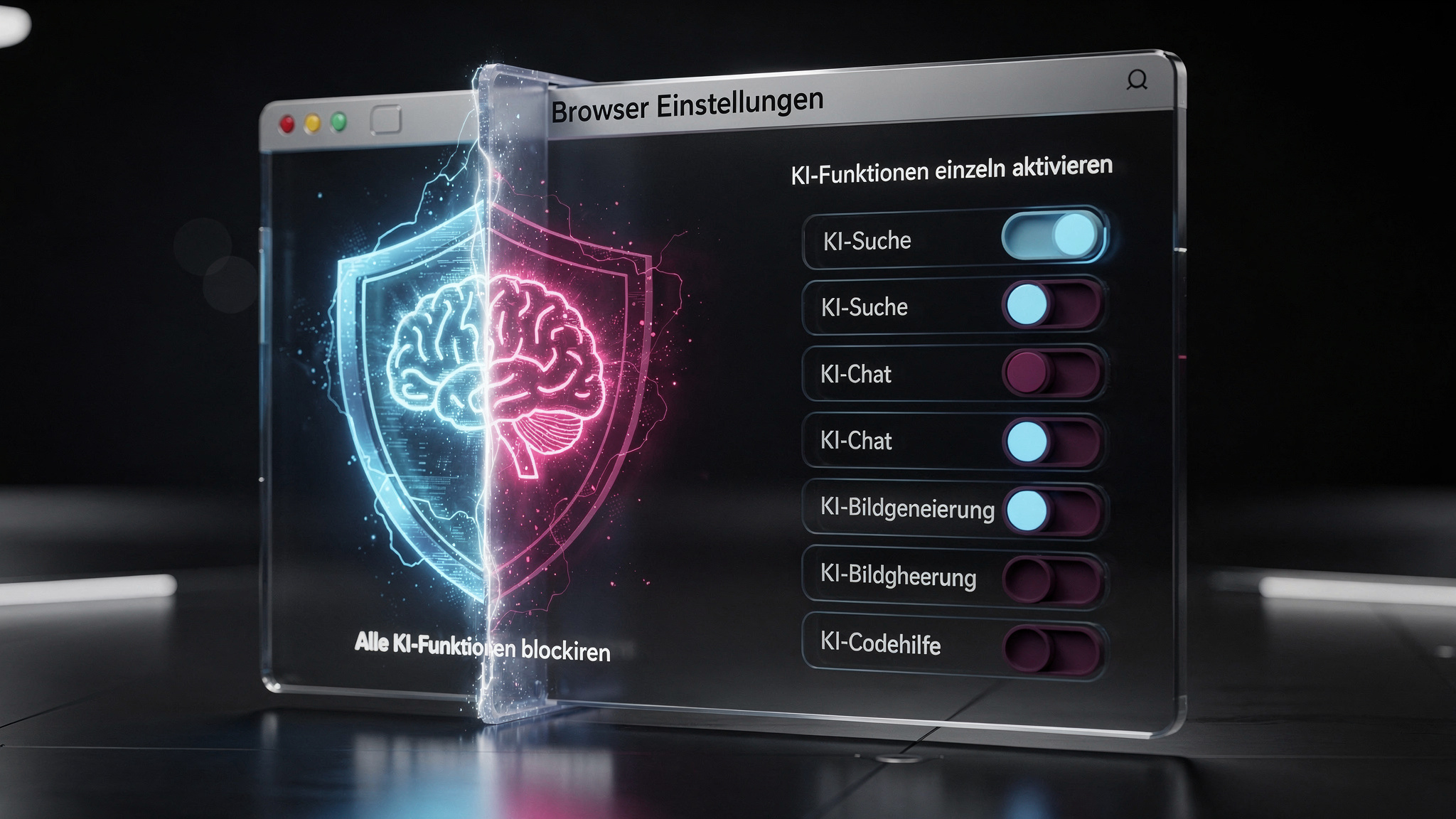 Firefox 148 Blocke KI‑Features komplett oder schalte sie einzeln an