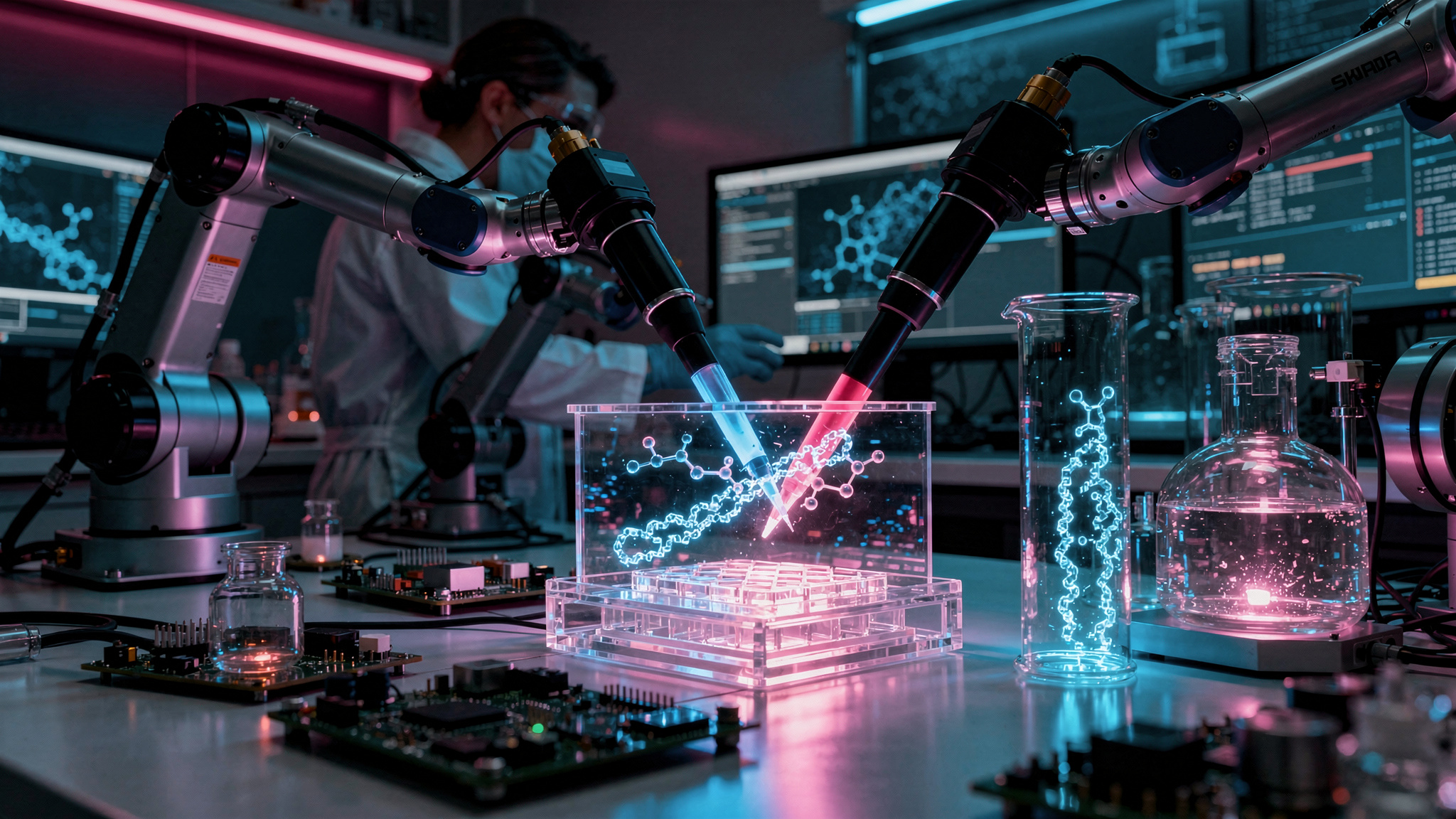 OpenAI koppelt GPT‑5 ans Roboterlabor zellfreie Proteinsynthese wird effizienter