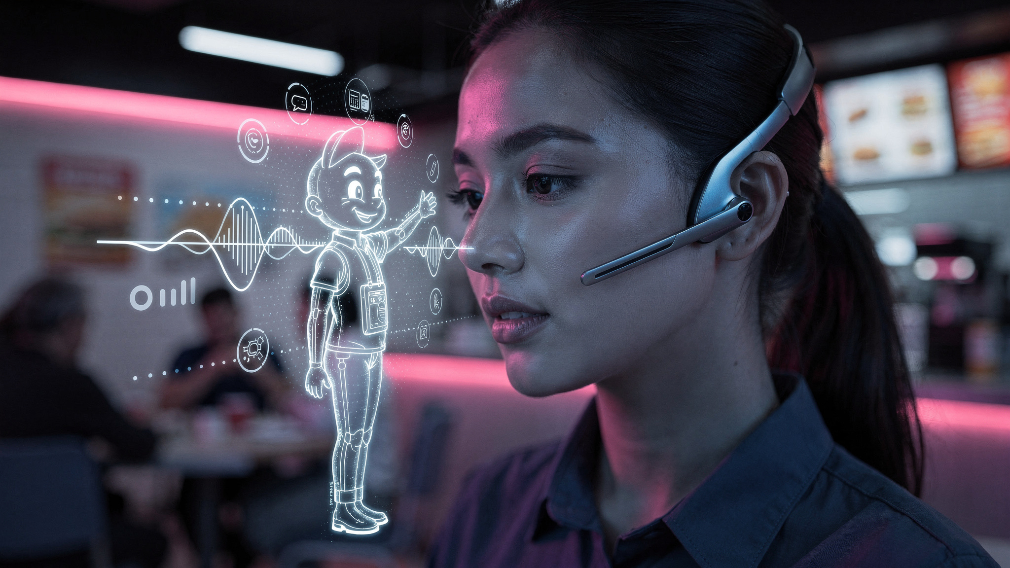 Burger King hört mit KI‑Assistent „Patty“ bewertet Service per Headset Burger King hört mit KI‑Assistent „Patty“ bewertet Service per Headset