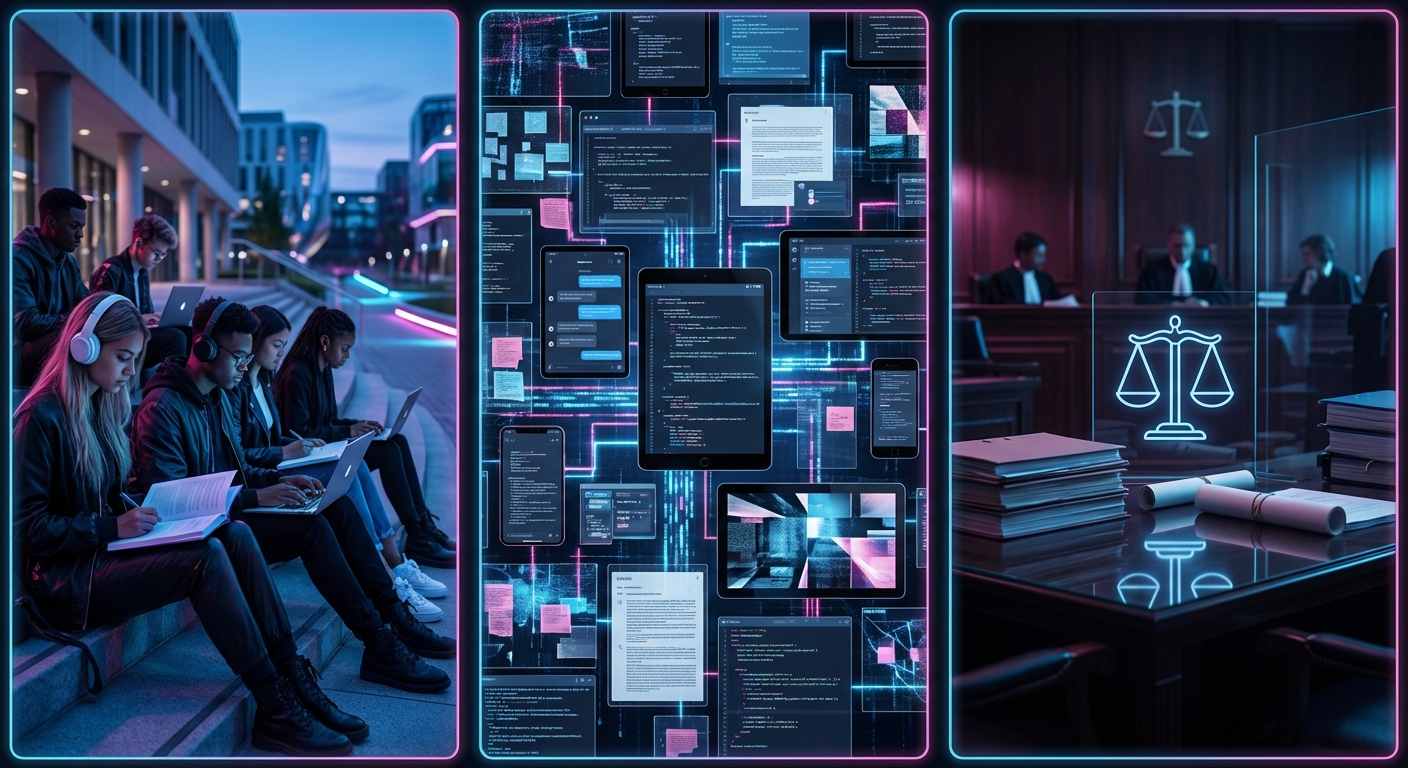 KI im Studium Alltag, Flickenteppich und juristische Fälle KI im Studium Alltag, Flickenteppich und juristische Fälle