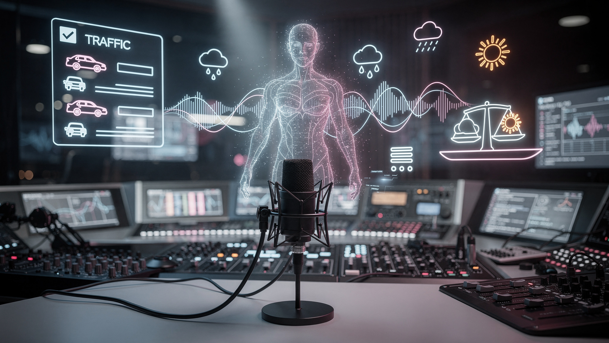 ARD setzt KI-Stimmen für Verkehrs- und Wettermeldungen ein mit Regeln