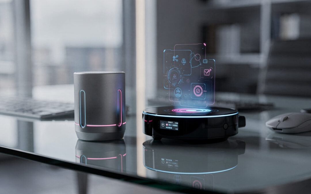 Lenovo zeigt zwei KI‑Gadgets fürs Büro: immer‑bereite Assistenten am Schreibtisch