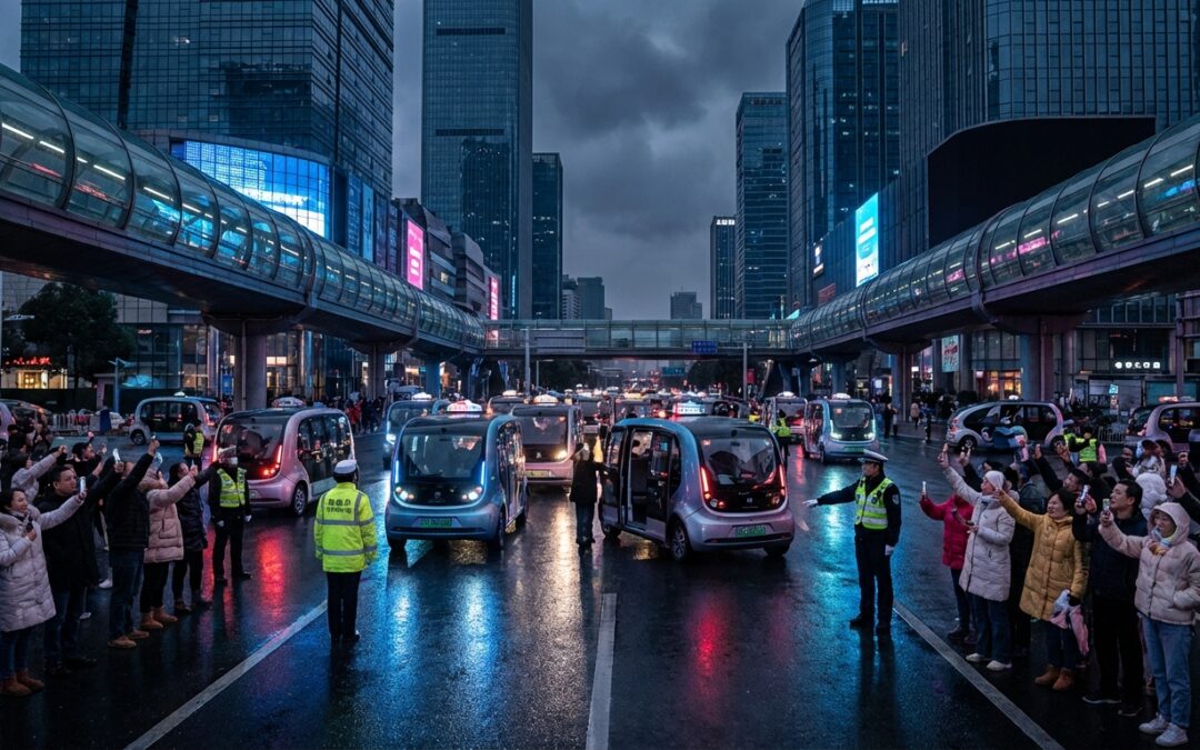 Baidu-Robotaxis fallen massenhaft aus – Fahrgäste in Wuhan gestrandet