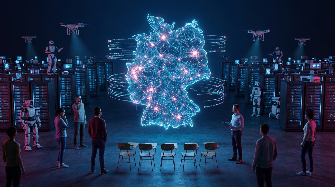 Generative KI in Deutschland Einsatz hoch, Qualifizierung niedrig