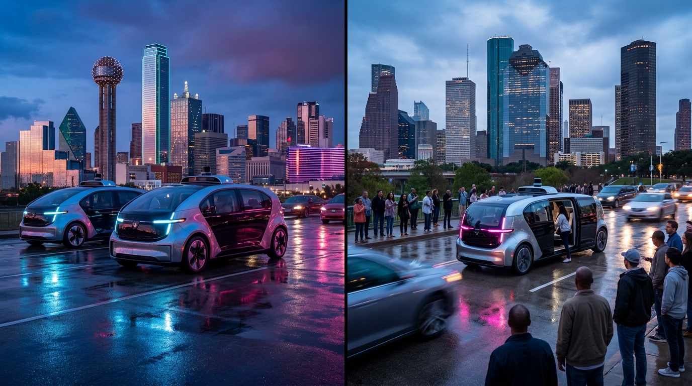 Tesla rollt fahrerlose Robotaxis nach Dallas und Houston