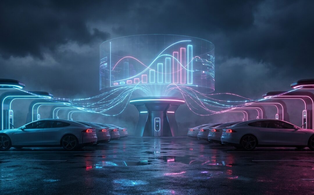 Tesla sagt Supercharger‑Warteschlangen per KI voraus