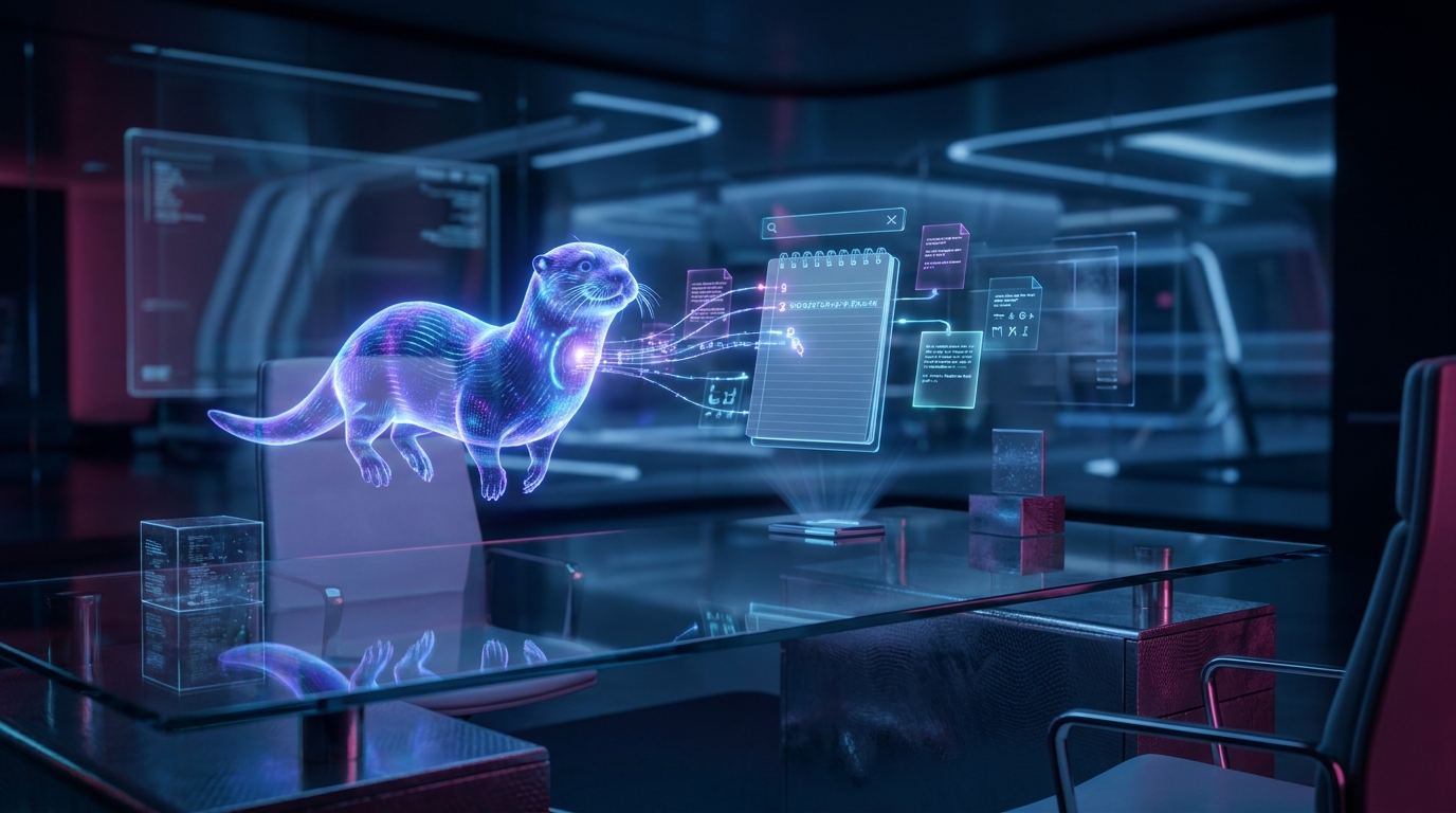 Otter wird zur Unternehmens‑Suchplattform Notiz‑App zieht Daten rein