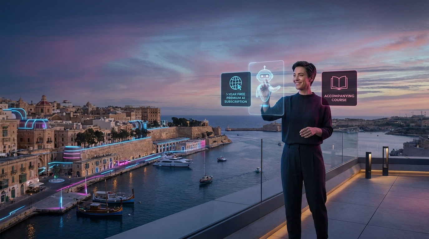 Malta Ein Jahr kostenlos ChatGPT Plus oder Microsoft Copilot mit Kurs Malta Ein Jahr kostenlos ChatGPT Plus oder Microsoft Copilot mit Kurs