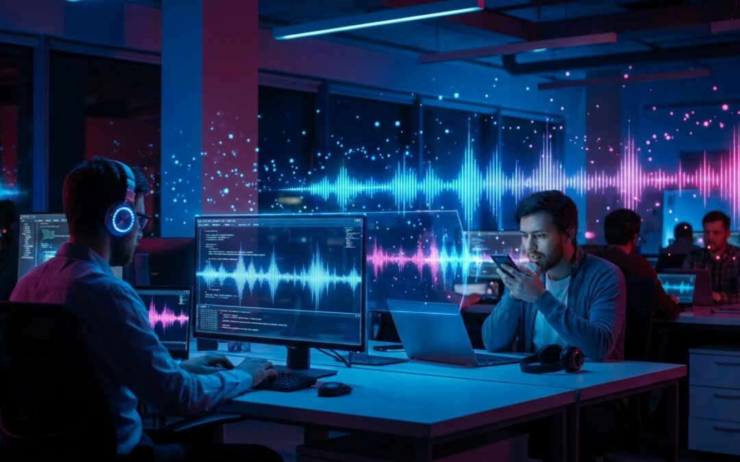 Büros werden lauter: Diktier-Apps und „vibe coding“ ändern den Sound