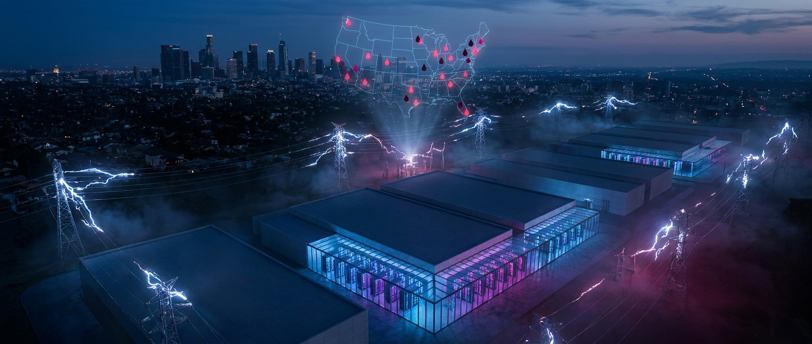 3,5 GW-Ausfall durch Rechenzentren bringt US‑Netz kurz ins Wanken