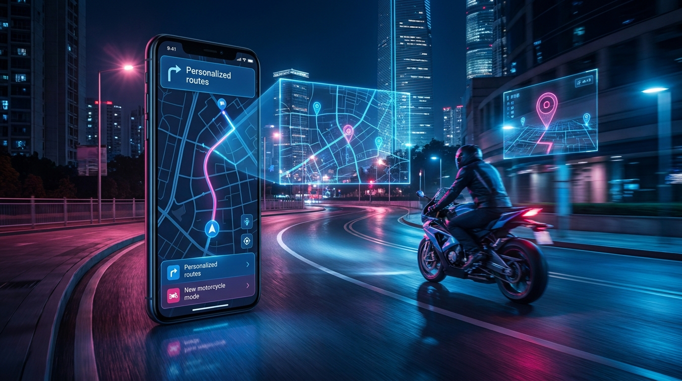 Waze setzt auf Gemini‑KI personalisierte Routen und neuer Motorradmodus Waze setzt auf Gemini‑KI personalisierte Routen und neuer Motorradmodus