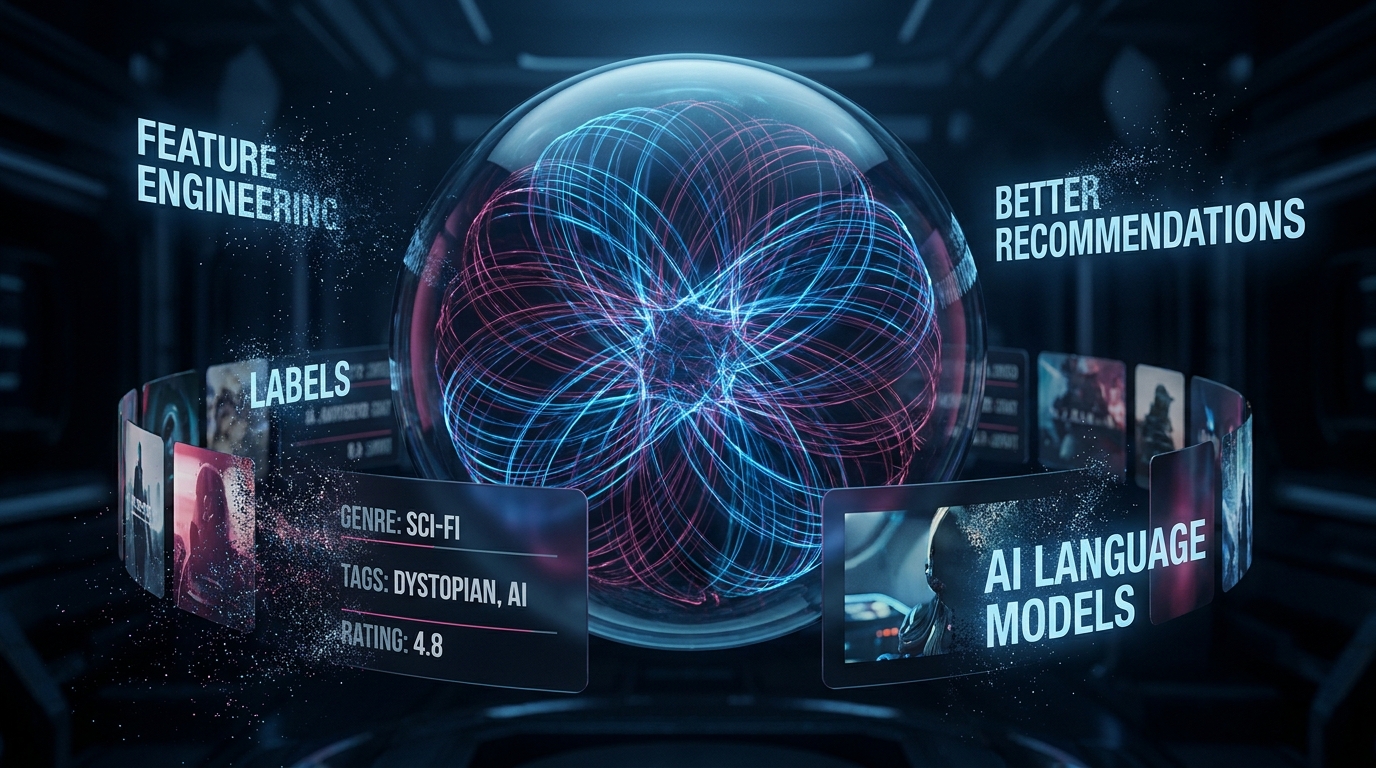 Netflix tauscht Feature‑Engineering gegen Sprachmodelle bessere Empfehlungen, weniger Labels