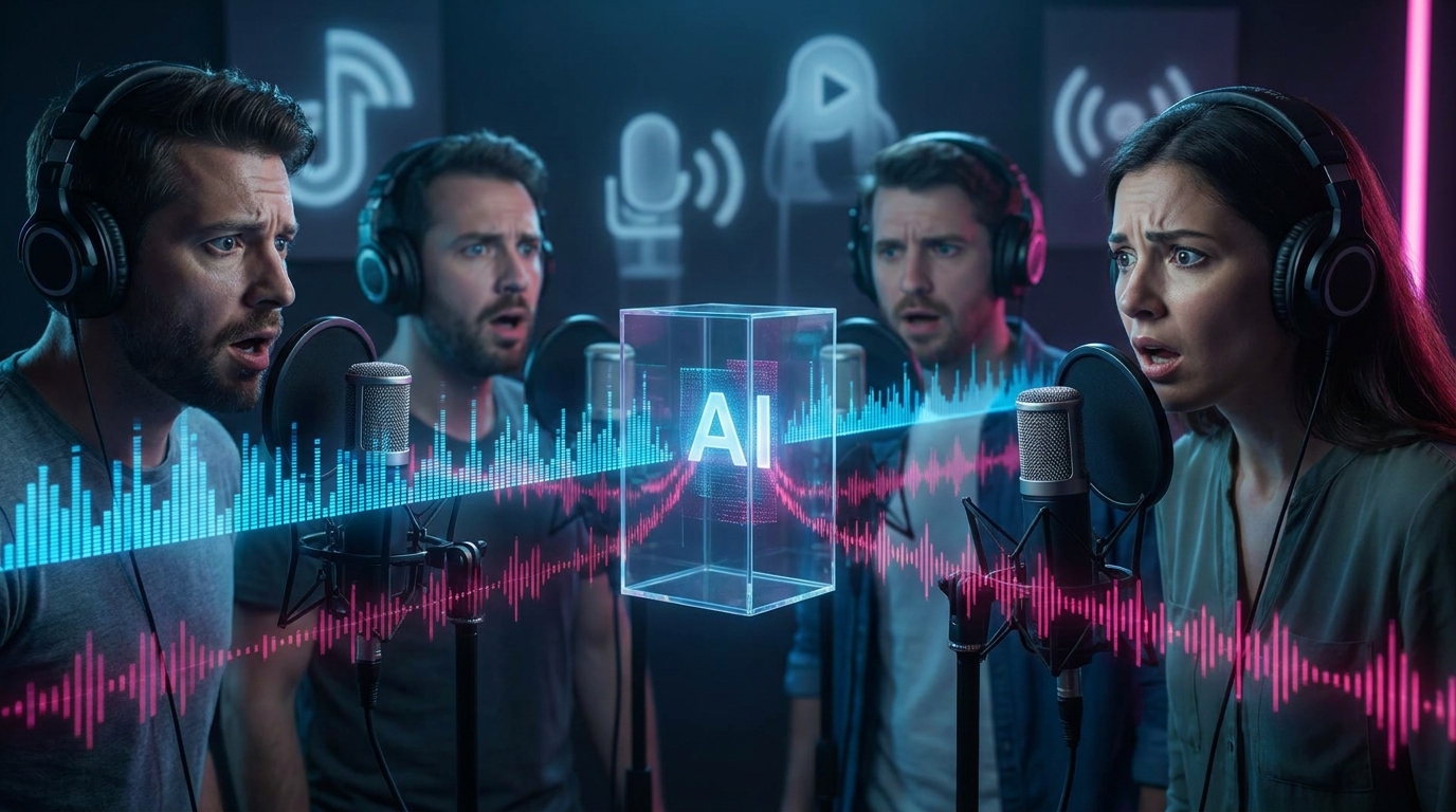 Streaming trainiert KI mit aufgezeichneten Stimmen Synchronsprecher innen alarmiert