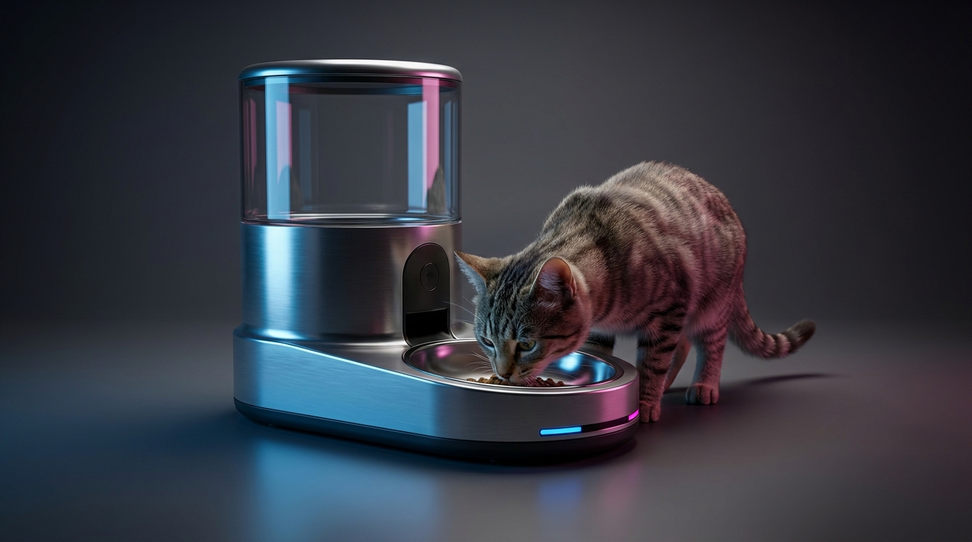 Petlibro Granary‑2 Futterautomat mit Waage zeigt, wie viel deine Katze frisst