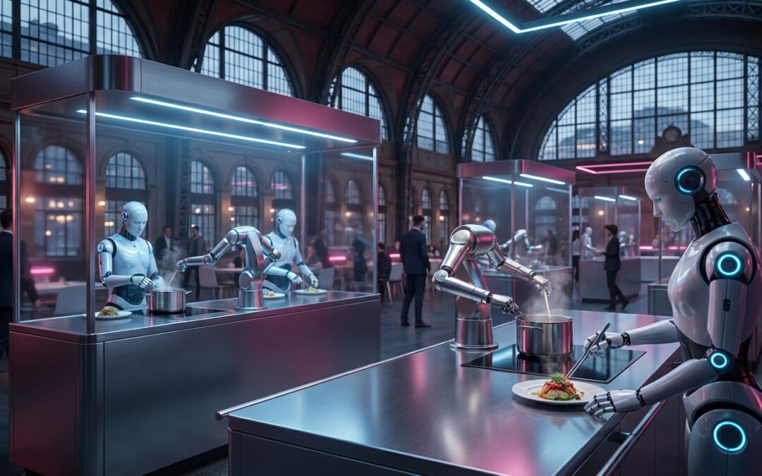 Roboter in der Küche: Robyn’s eröffnet im Leipziger Hauptbahnhof