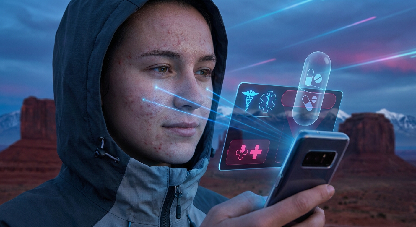 Smartphone scannt, KI verordnet Erstrezepte gegen Akne in Utah